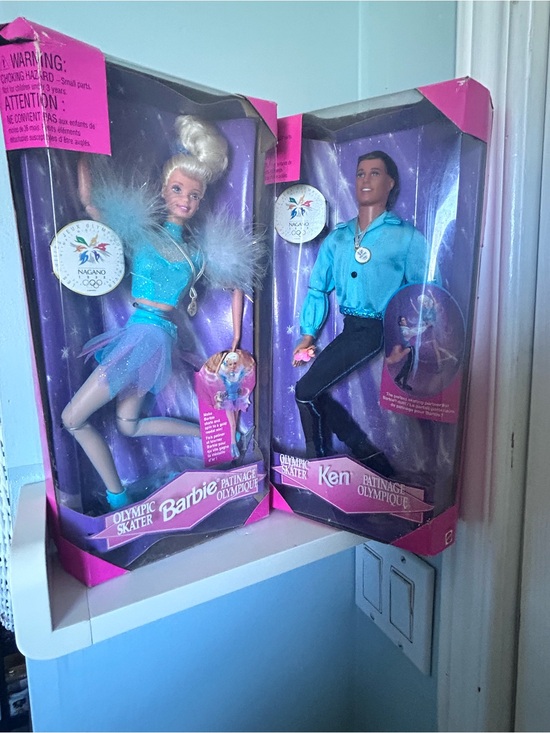 Barbie Other - Olympic Skater Barbie and Ken from the Nagano Winter Games